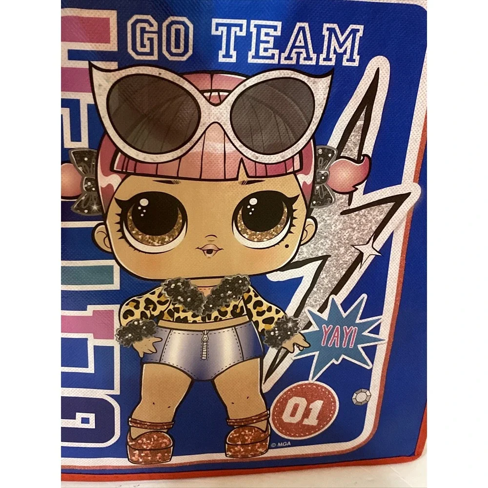 New LOL Surprise #SquadGoals kids reusable tote Shopping bag Miss Punk A32